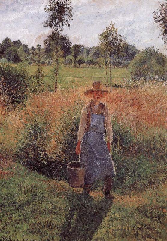 Camille Pissarro gardener Sweden oil painting art